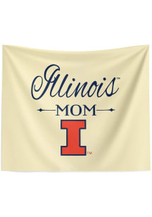 Illinois Fighting Illini Mom 34x40 Tapestry Blanket