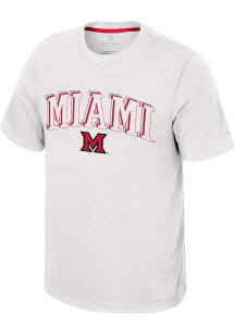 Colosseum Miami RedHawks Black Richie Short Sleeve T Shirt