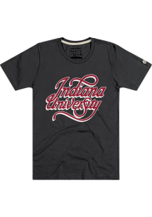 Homefield Indiana Hoosiers Black IU Script Short Sleeve Fashion T Shirt