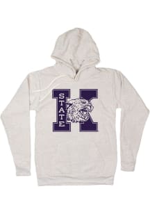 Homefield K-State Wildcats Mens Oatmeal Vintage Block K Fashion Hood