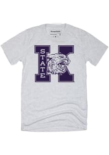 Homefield K-State Wildcats White Vintage Block K Short Sleeve Fashion T Shirt