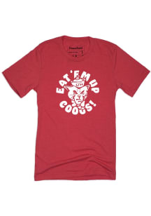 Homefield Houston Cougars Red Eat Em Up Coogs Short Sleeve Fashion T Shirt