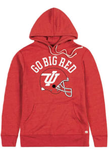 Homefield Indiana Hoosiers Mens Crimson Arch Mascot Go Big Red Fashion Hood