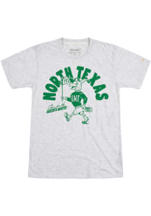 Homefield North Texas Mean Green Ash Vintage Green and White Short Sleeve Fashion T Shirt