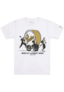 Homefield Purdue Boilermakers White World's Largest Drum Short Sleeve Fashion T Shirt