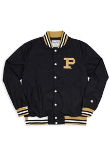 Homefield Purdue Boilermakers Mens Black Retro Bomber Light Weight Jacket
