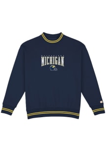 Homefield Michigan Wolverines Mens Blue Fall Football Long Sleeve Fashion Sweatshirt