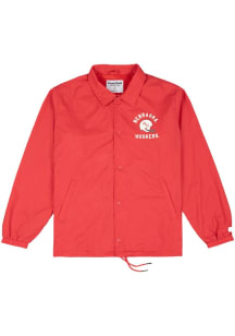Homefield Nebraska Cornhuskers Mens Red Coaches Light Weight Jacket