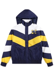 Homefield Michigan Wolverines Mens Blue Retro Medium Weight Jacket