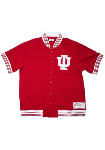Homefield Indiana Hoosiers Mens Red Shooting Shirt Short Sleeve Dress Shirt