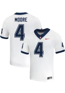 Braedyn Moore  Nike UConn Huskies White NIL Name And Number Football Jersey