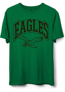 Junk Food Clothing Philadelphia Eagles Kelly Green VINTAGE EAGLES Short Sleeve T Shirt