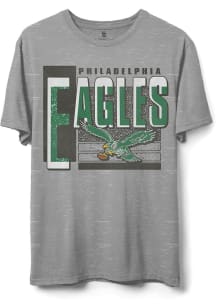 Junk Food Clothing Philadelphia Eagles Grey Complete Short Sleeve T Shirt
