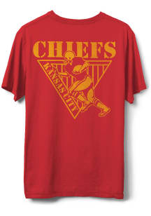 Junk Food Clothing Kansas City Chiefs Red Drive Short Sleeve T Shirt