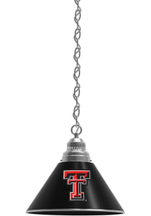 Texas Tech Red Raiders Single Silver Billiard Lamp