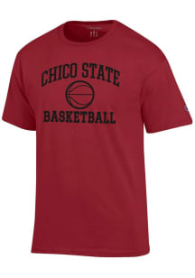 Champion CSU Chico Wildcats Crimson Basketball Jersey Short Sleeve T Shirt