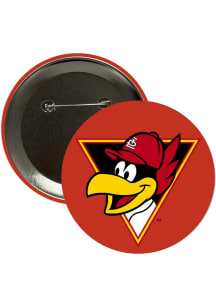 St Louis Cardinals 3" Mascot Button - Red
