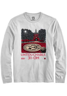 Summit Sportswear Miami RedHawks White Untouchable Long Sleeve T Shirt