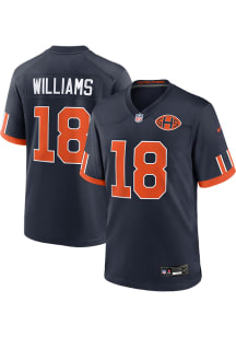 Caleb Williams  Nike Chicago Bears Navy Blue Rivalry Football Jersey