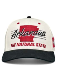 Arkansas Black State Script Mens Snapback Hat