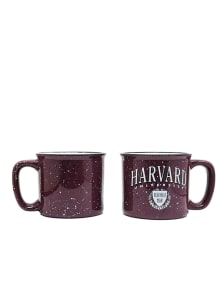 Harvard Crimson Speckled Ceramic Mug - Maroon