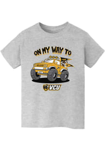 Vive La Fete VCU Rams Youth Grey On My Way Short Sleeve T-Shirt