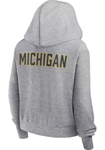 Nike Michigan Wolverines Womens Grey Chill Long Sleeve Full Zip Jacket