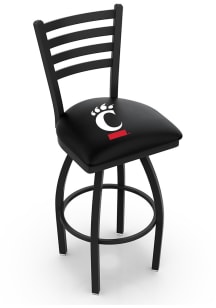 Cincinnati Bearcats High Back Swivel Pub Stool - Black