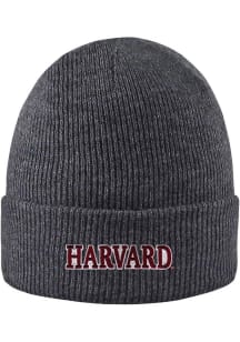 LogoFit Harvard Crimson Black North Pole Mens Knit Hat