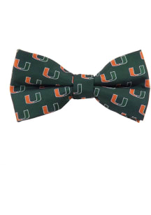 Miami Hurricanes Repeat Bow Mens Tie