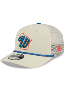 New Era Milwaukee Brewers City Connect 970 Trucker Adjustable Hat - White