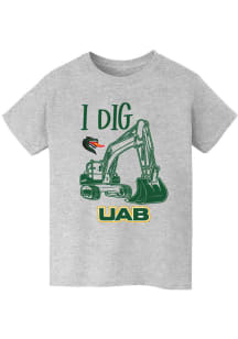 Vive La Fete UAB Blazers Youth Grey Excavator Short Sleeve T-Shirt