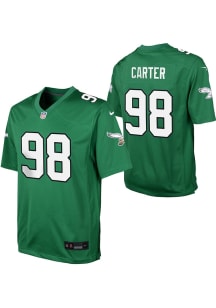 Jalen Carter Philadelphia Eagles Youth Kelly Green Nike Color Rush Football Jersey