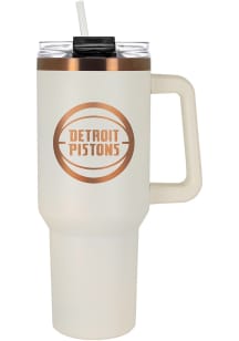 Detroit Pistons 40oz Colossus Stainless Steel Tumbler - White