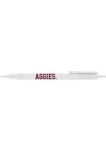 Texas A&M Aggies Biz Click Stick Single Pen - White
