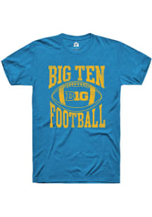 Rally Big Ten Blue Football Arch Short Sleeve T Shirt
