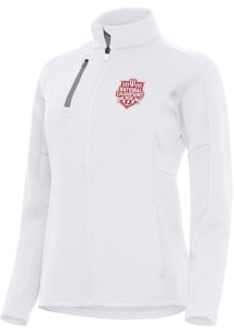Antigua Indiana Hoosiers Womens White 2025 CFP National Champions Generation Light Weight Jacket