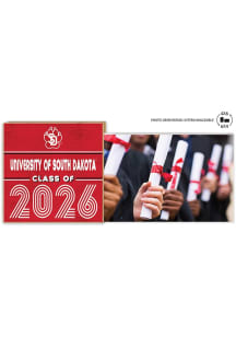 South Dakota Coyotes Class of 2026 Floating Picture Frame - Red