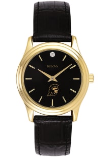 Bulova USC Trojans Leather Womens Watch