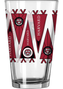 Harvard Crimson 16oz Pennant Pint Glass - White