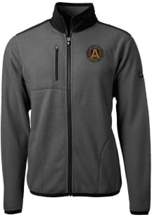 Cutter and Buck Atlanta United FC Mens Graphite Cascade Sherpa Light Weight Jacket