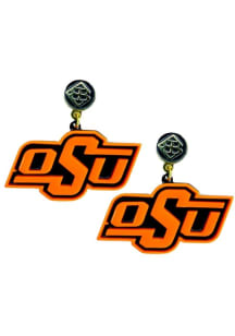 Oklahoma State Cowboys Logo Womens Earrings