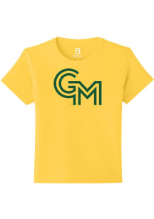 Summit Sportswear George Mason University Youth Gold Alt Logo Short Sleeve T-Shirt