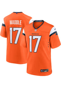 Jaylen Waddle  Nike Denver Broncos Orange Home Football Jersey