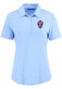 Cutter and Buck Colorado Rapids Womens Light Blue Coastline Eco Short Sleeve Polo Shirt