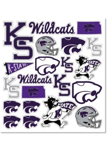 K-State Wildcats 8"x10" Sheet Stickers - Purple