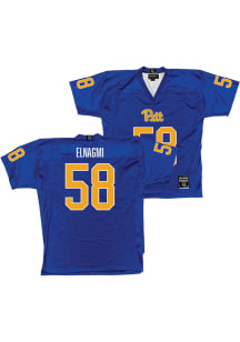 Akram Elnagmi   Pitt Panthers Blue NIL Football Jersey