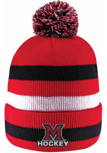 LogoFit Miami RedHawks Black Primetime Mens Knit Hat
