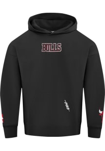 Pro Standard Chicago Bulls Mens Black Wingspan Long Sleeve Hoodie