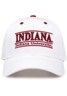 Indiana Hoosiers The Game Bar Adjustable Hat - White